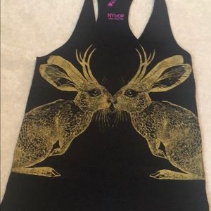 Racerback tank top - Jackalopes!